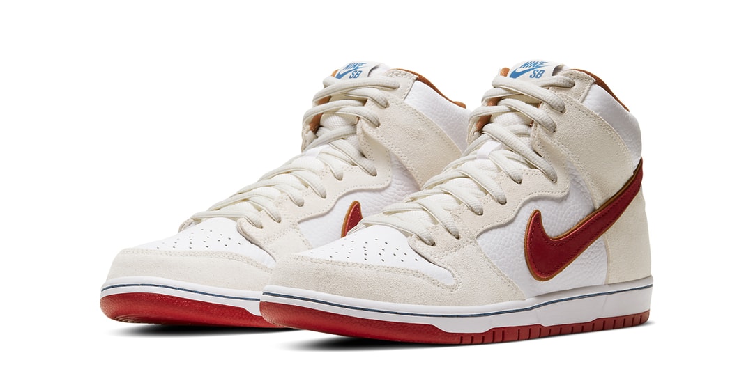nike sb dunk high team crimson