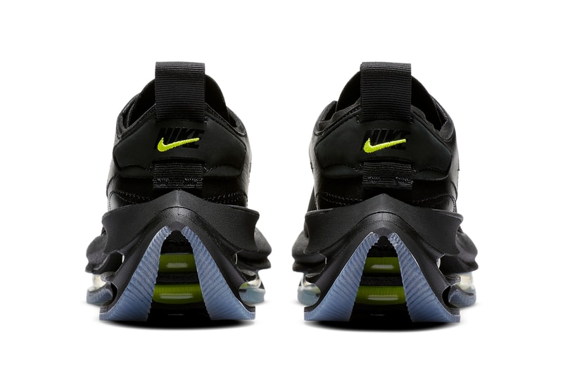 nike zoom double stacked volt black