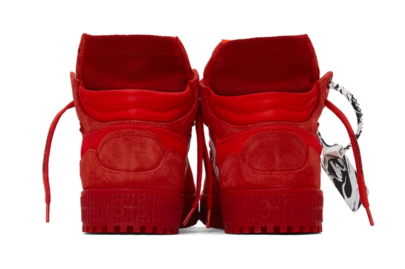 Red off deals court sneakers