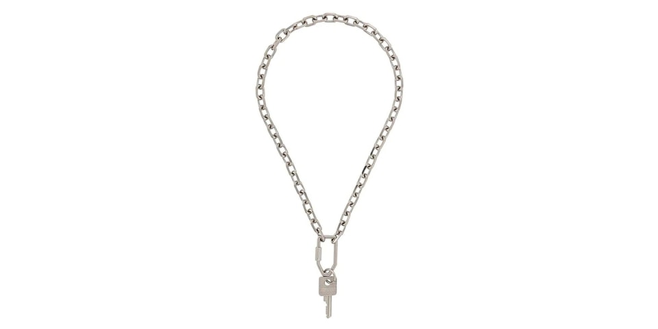 Off-White™ Silver-Tone Key Chain Necklace Release Info | Hypebeast