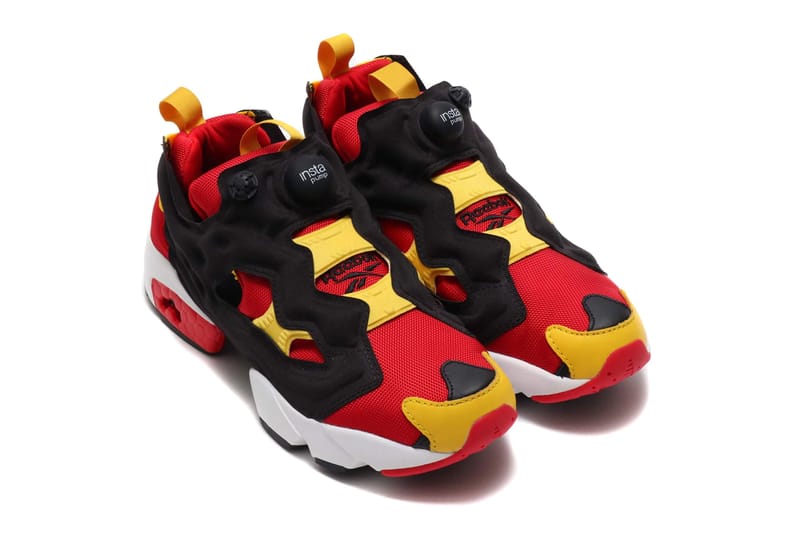 Reebok insta pump fury yellow red black new arrivals