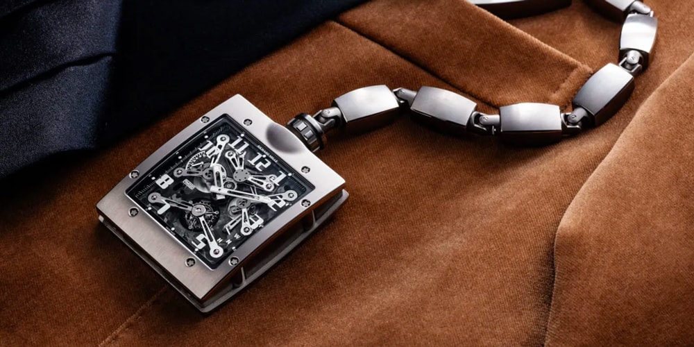 Richard Mille переосмысливает карманные часы с новым турбийоном