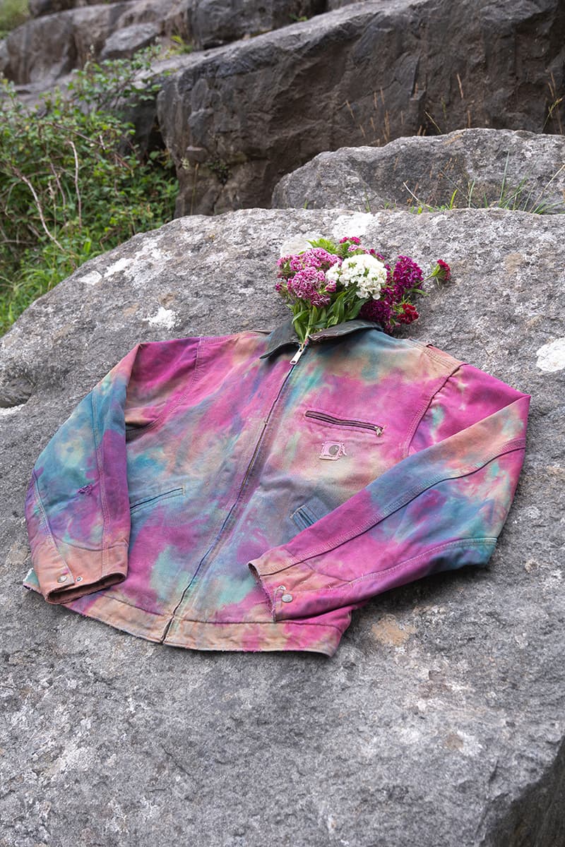 Stain Shade x Carhartt Upcycled TieDye Pieces HYPEBEAST