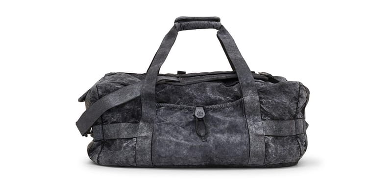 Black nylon cheap duffle bag