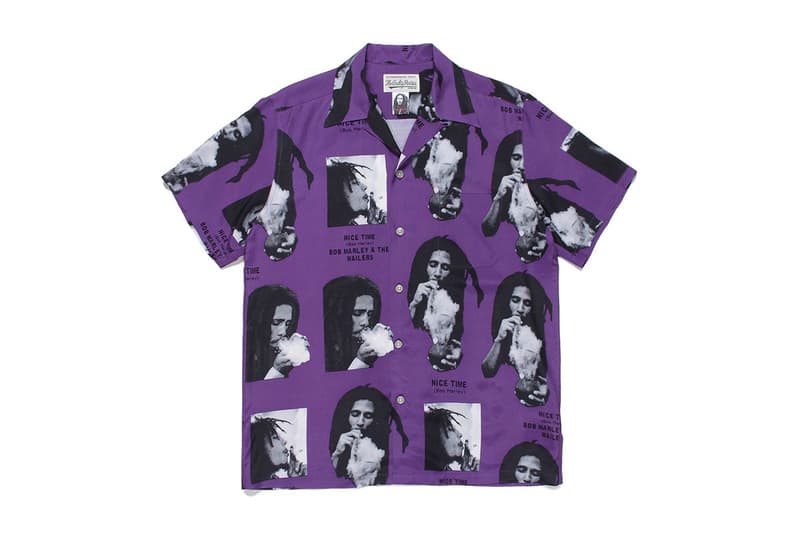 wacko maria x bob marley hawaiian shirt