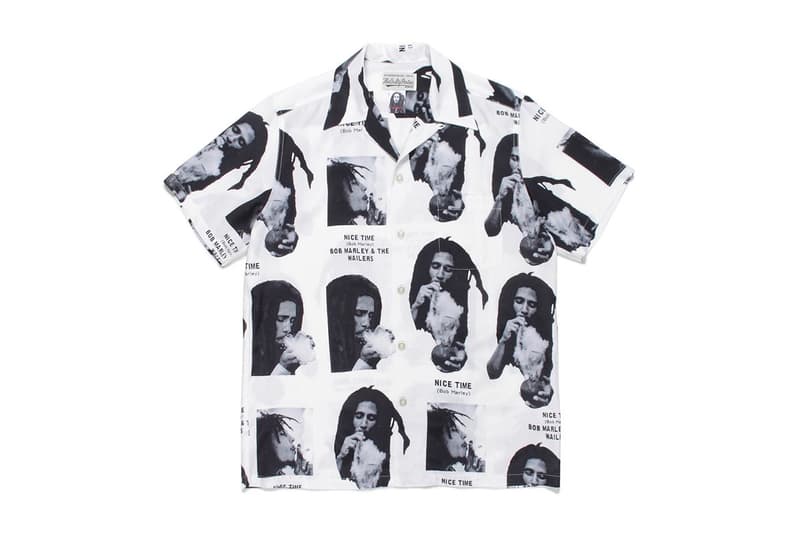 wacko maria x bob marley hawaiian shirt