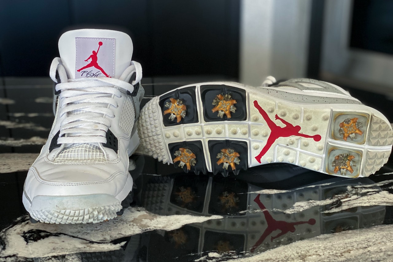 pat perez jordan 4 golf shoes