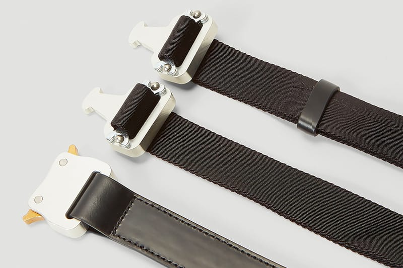 1017 ALYX 9SM Double Buckle Rollercoaster Belt Hypebeast