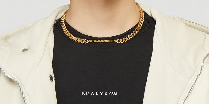1017 ALYX 9SM Updates Gold-Toned Buckle Necklace | Hypebeast 1017 ALYX 9SM Updates Gold-Toned Buckle Necklace | Hypebeast