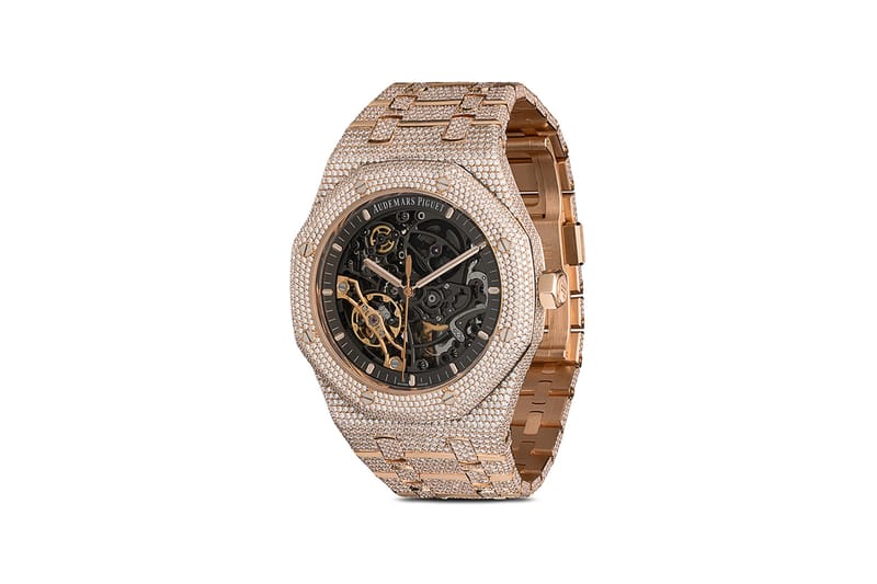 Ap skeleton rose shop gold iced out