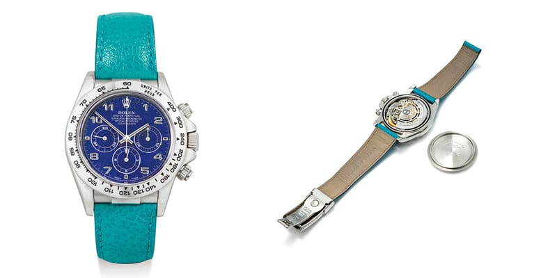 Sotheby s Lapis Lazuli Rolex Daytona Auction Hypebeast