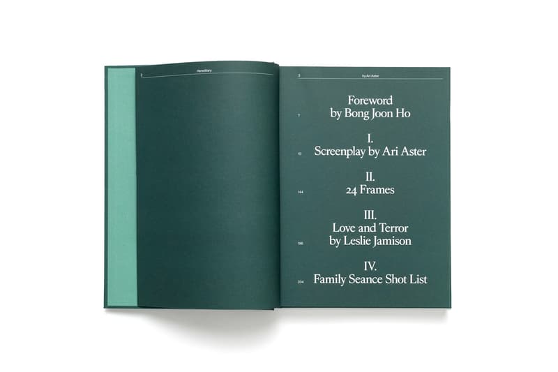 A24 'Hereditary' Screenplay Book Release Hypebeast