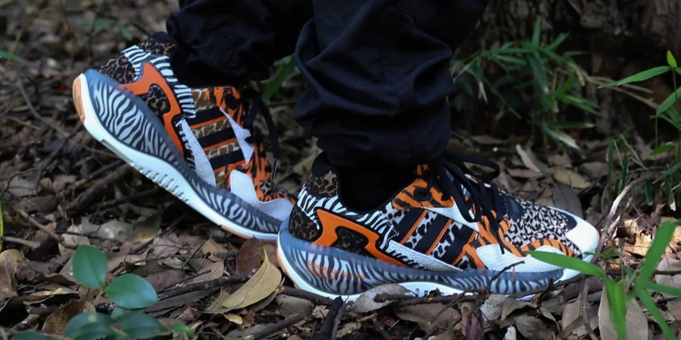atmos x adidas superstar crazy animal