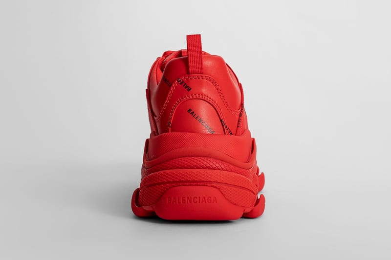 Balenciaga shoes sale all red