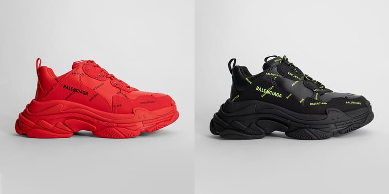 Balenciaga Triple S All Over Logos FW20 Release Info Hypebeast