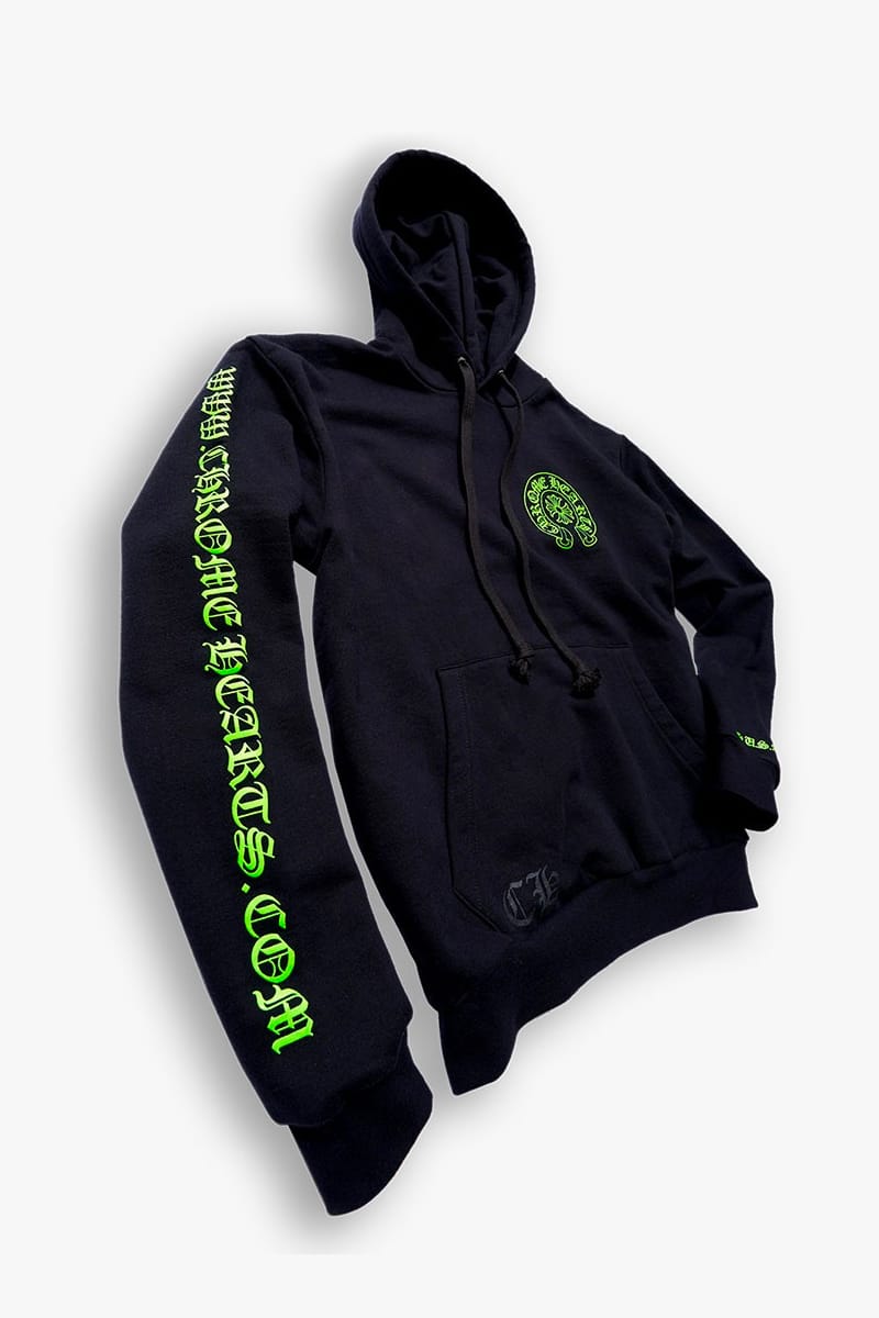 Chrome hearts glow in the dark hoodie new arrivals