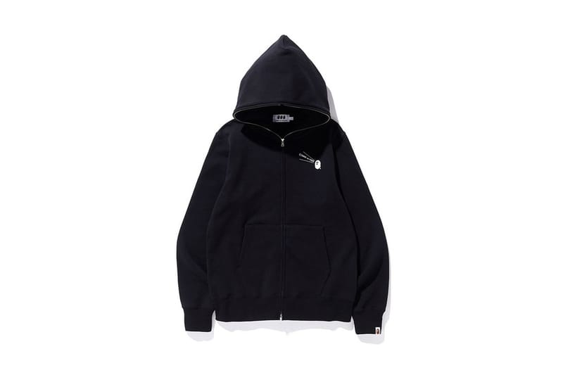人気話題コラボBAPE x Comme des Garcons Full Zip Hoodie Black BAPE X CDG Osaka Full Zip Hoodie Black Men's - FW20 - US
