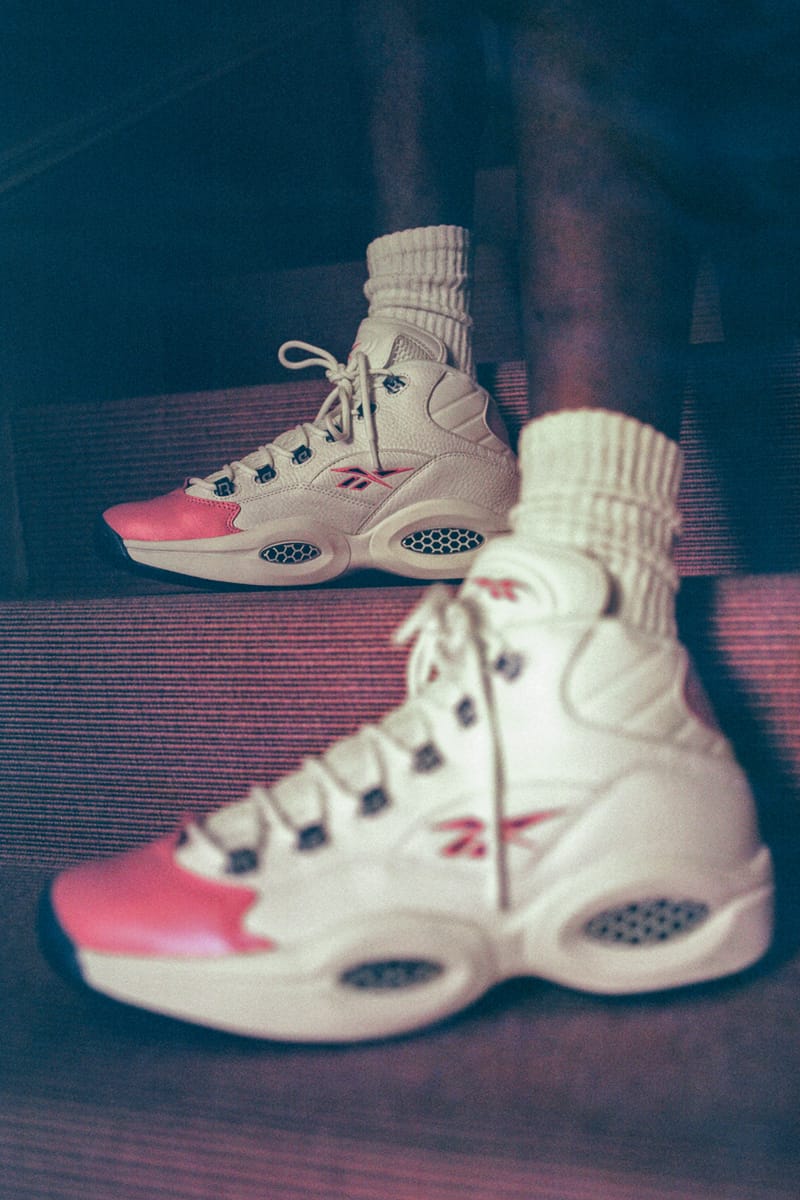 Eric emanuel hot sale reebok question pink