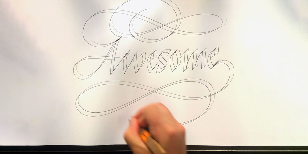 Seb Lester Calligraphy Artist How To Draw Video | Hypebeast
