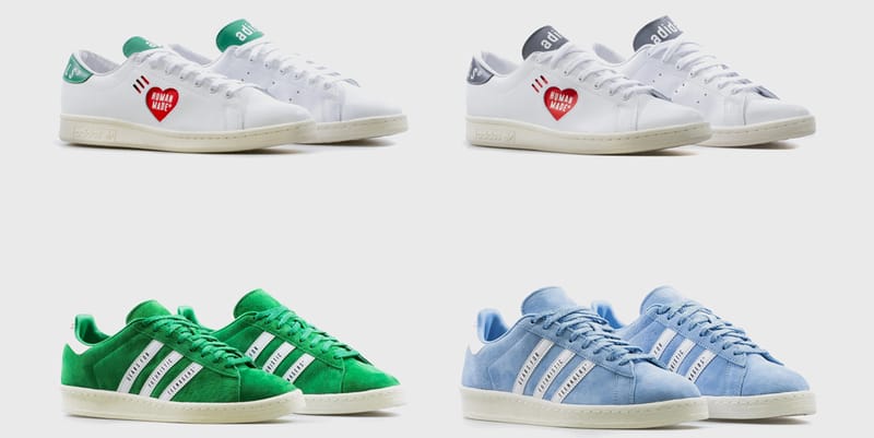 HUMAN MADE x adidas Stan Smith & Campus 80 Release Dates