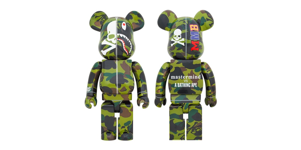 ЯПОНИЯ, вдохновитель Medicom Toy Taps и BAPE для «Зеленого камуфляжа» BE@RBRICK