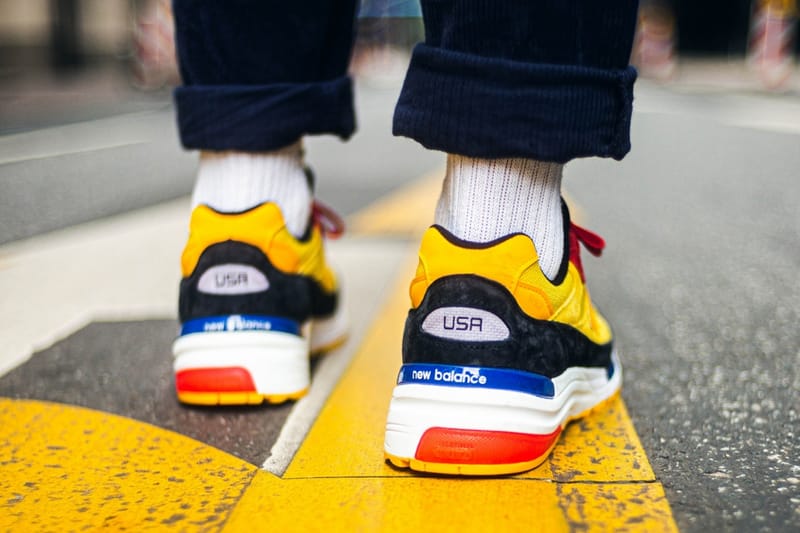 New balance 992  hot sale yellow