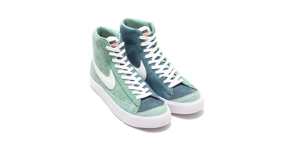 jade green nike blazers