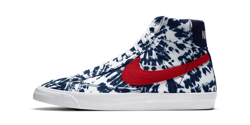 nike blazers blue flowers