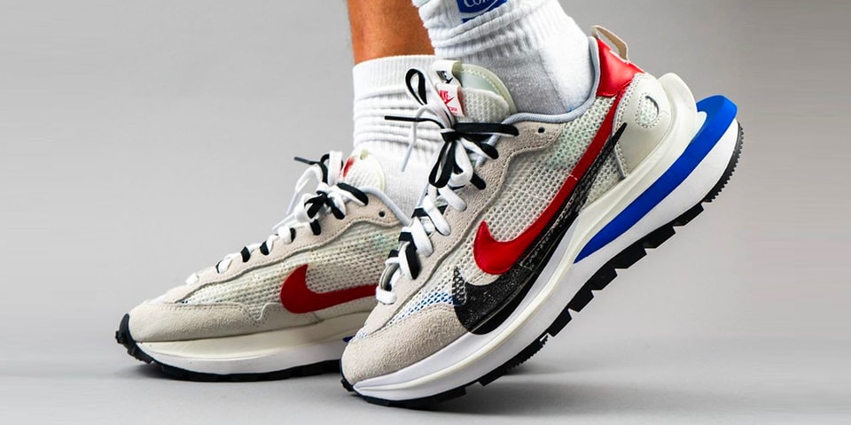 sacai summit white on feet