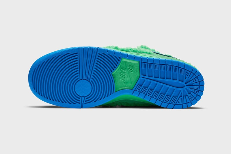 Nike SB Dunk Low Pro QS Grateful Dead Green Bear Blue Shoes CJ5378-300  Men's 11 
