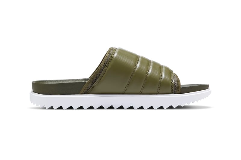 Olive green nike discount slides