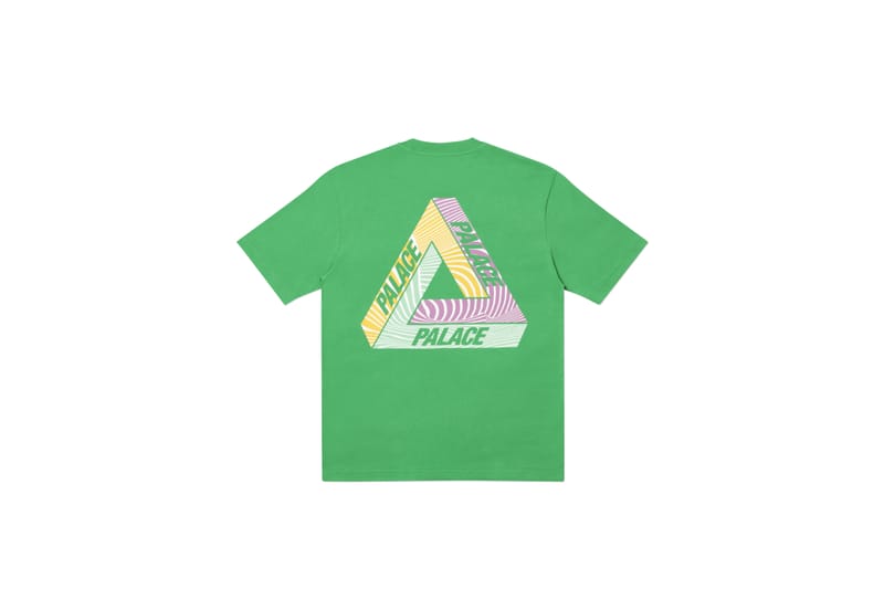 PALACE SKATEBOARDS TRI-FLAG T-SHIRT TEE BLACK LARGE L