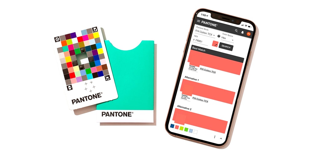 Pantone Color Match Card and Connect App | Hypebeast