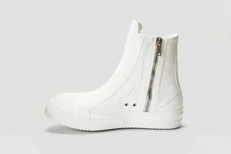 Rick owens sale white shoes