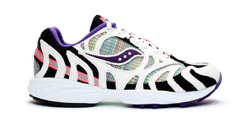 国内配送 Saucony GRID AZURA 2000 IRIDESCENT Saucony Grid Azura 2000