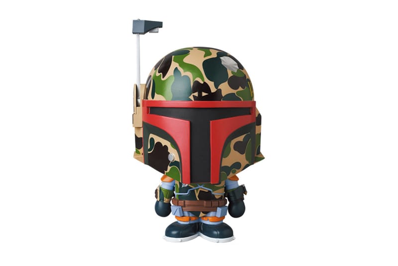 BAPE x STAR WARS BOBA FETT 100% & 400% ホワイト系 フィギュア 輸入