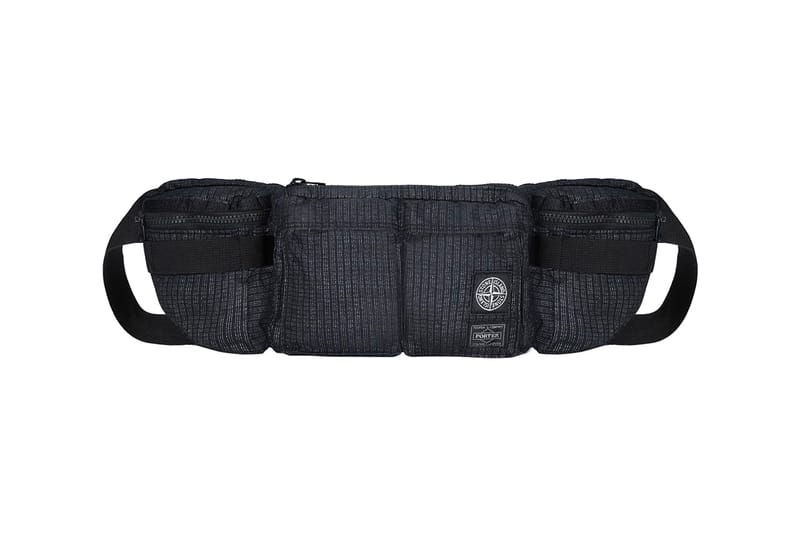 Stone island reflective weave ripstop bum bag sale