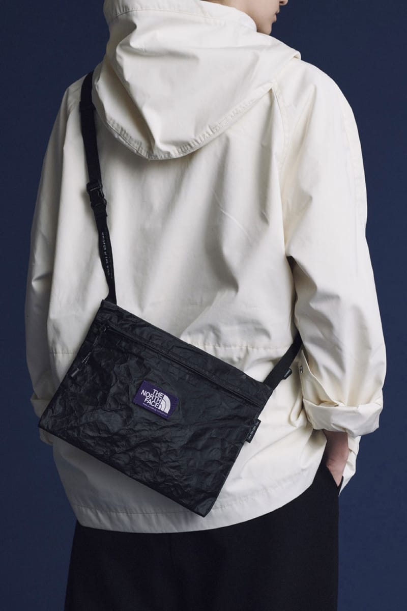 The north face purple clearance label small shoulder bag