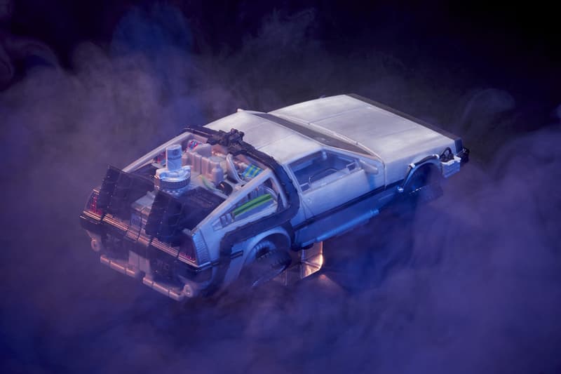 transformers back to the future delorean
