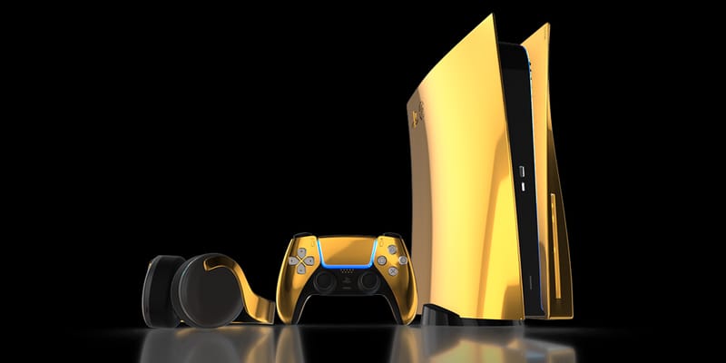 Truly Exquisite 24K Gold Sony PlayStation 5 Hypebeast