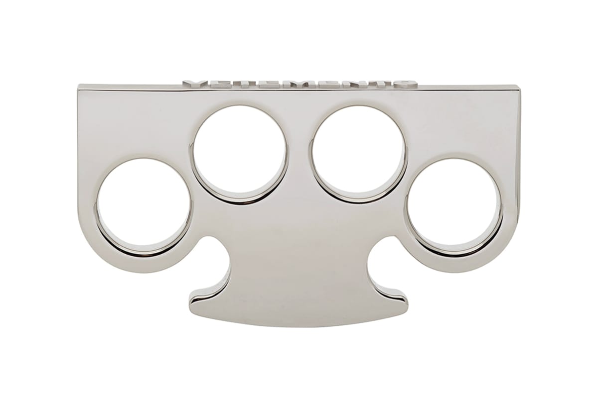 VETEMENTS Silver Logo Knuckle Ring & Star Keychain | Hypebeast