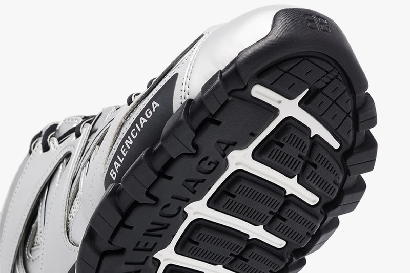 silver balenciaga sneakers