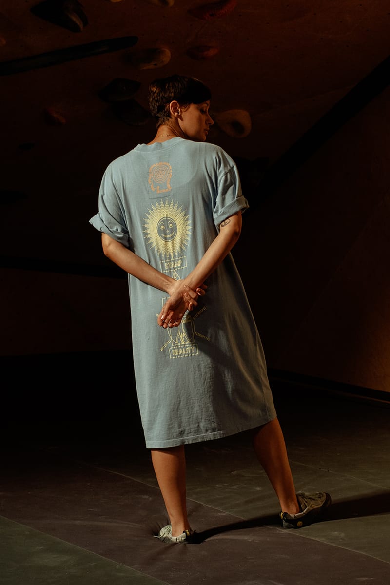 Northface x BrainDead tshirt outlet dress