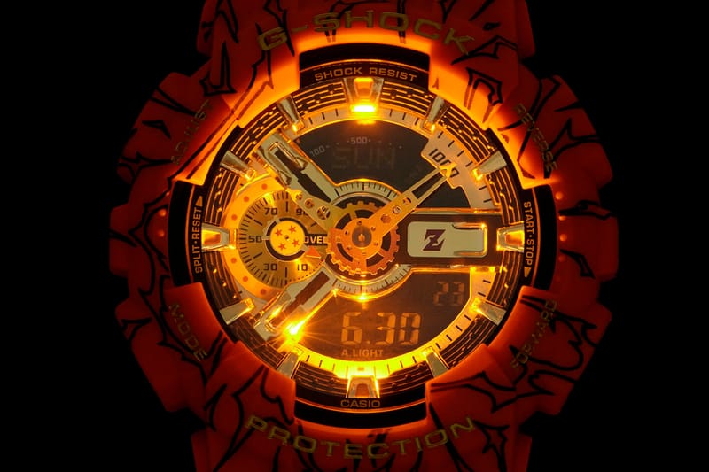 G-SHOCK x 'Dragon Ball Z' GA110JDB-1A4 Wider Release | Hypebeast