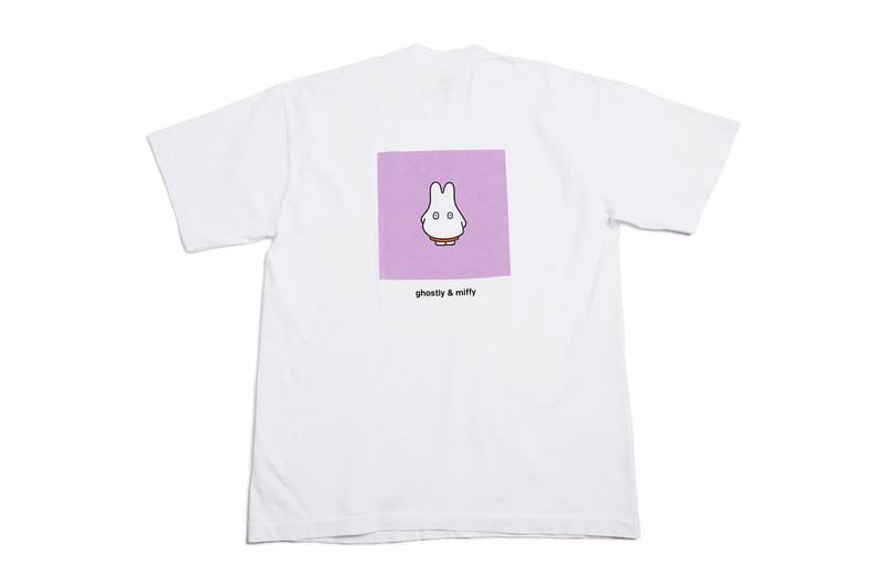トップス ghostly international for miffy Ghostly International - Miffy Ghost Tee - Purple
