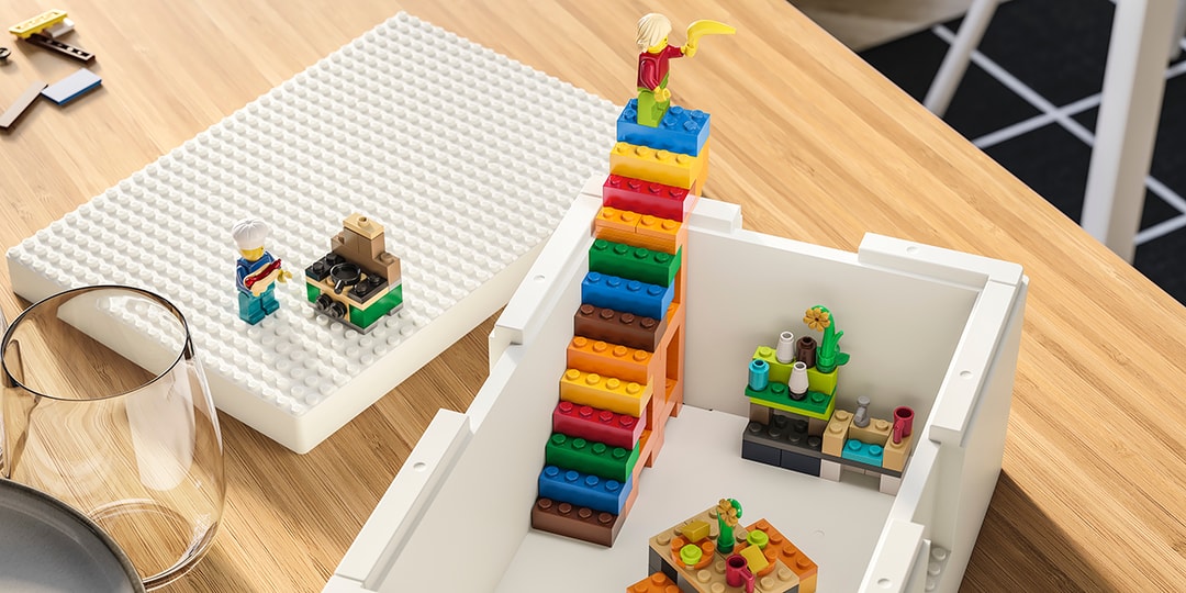 Коллекция BYGGLEK от IKEA и LEGO превращает решения для хранения вещей в творческие игровые площадки