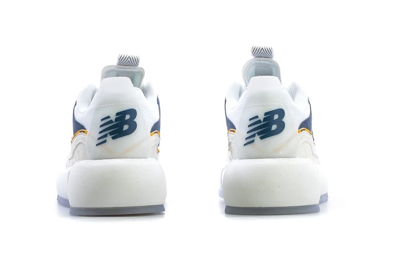 nb vision racer on feet