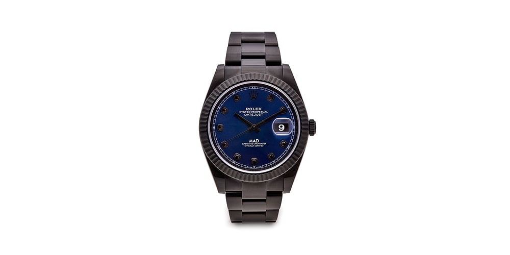 Rolex Datejust 41 от MAD Paris делает смелое черно-синее заявление