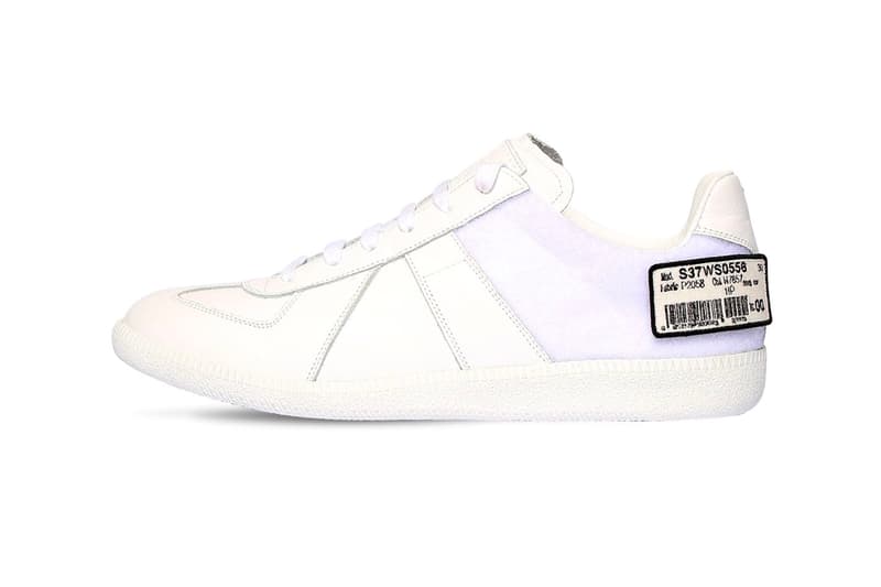 Maison Margiela Replica Leather Barcode Strap Sneakers Release ...