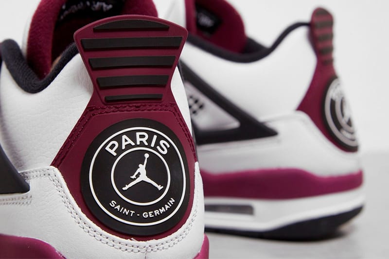 Paris Saint Germain x Air Jordan 4 First Look Hypebeast